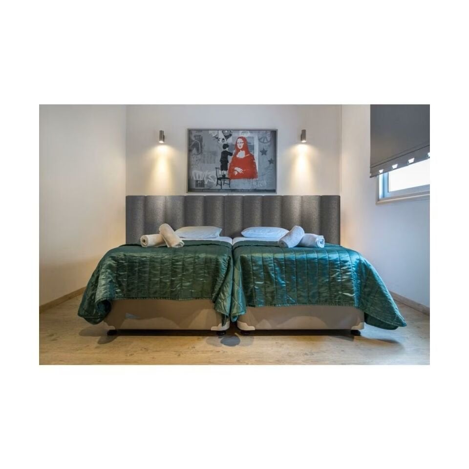 90*15 cm Kumaş Kaplı 3D Duvar Paneli Seti (6 adet)